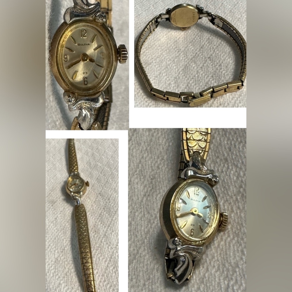 Vintage Bulova Women’s Gold and Silver Watch - Picture 2 of 8